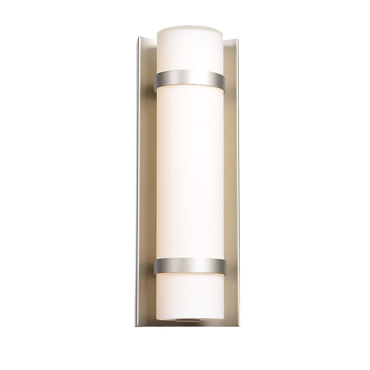 Access Cilindro 12" Outdoor Wall Light in Brushed Steel