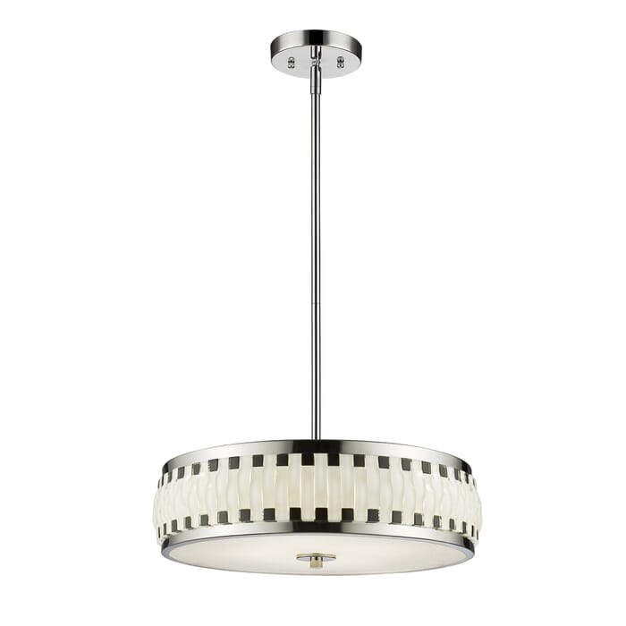 Z-Lite Sevier 4-Light Pendant Light In Chrome Z-Lite Sevier 4-Light Pendant Light In Chrome