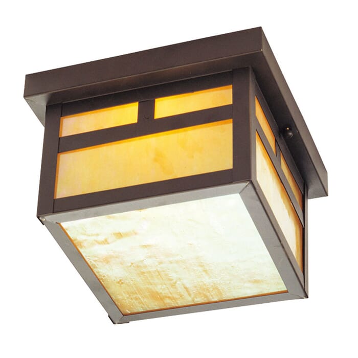 Montclair Mission 1-Light Outdoor Ceiling Mount in Bronze Montclair Mission 1-Light Outdoor Ceiling Mount in Bronze