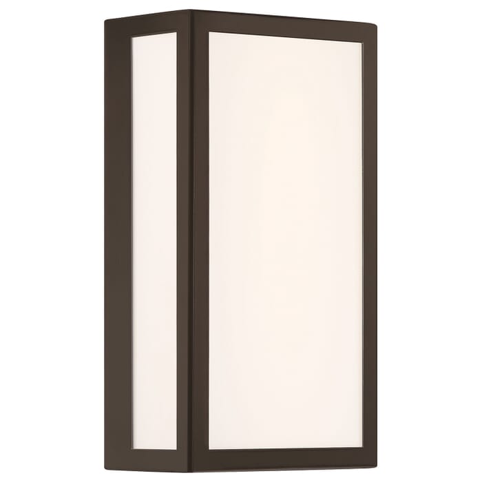 GEO 1-Light LED Outdoor Wall Mount in Bronze GEO 1-Light LED Outdoor Wall Mount in Bronze