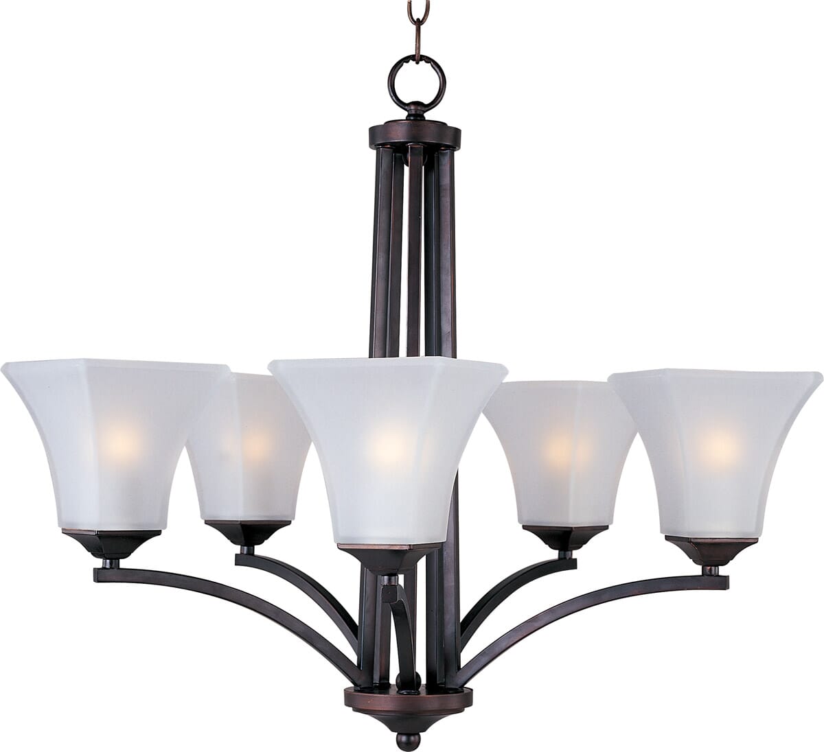 Aurora 5-Light Chandelier, Oil Rubbed Bronze