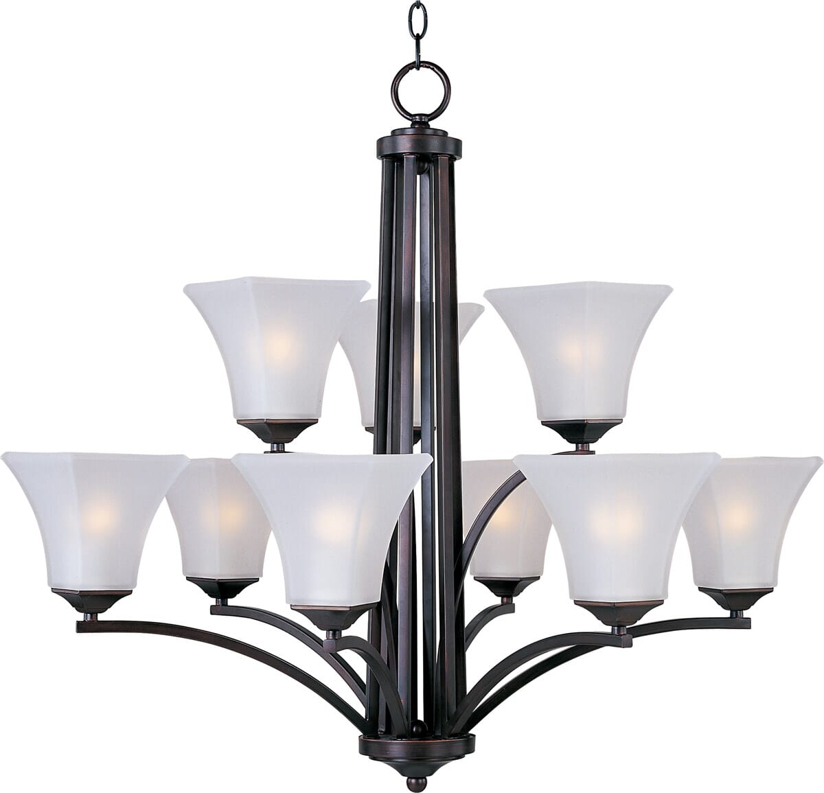 Aurora 9-Light Chandelier, Oil Rubbed Bronze