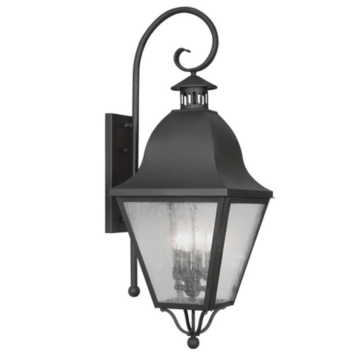Amwell 4-Light Outdoor Wall Lantern in Bronze Amwell 4-Light Outdoor Wall Lantern in Bronze