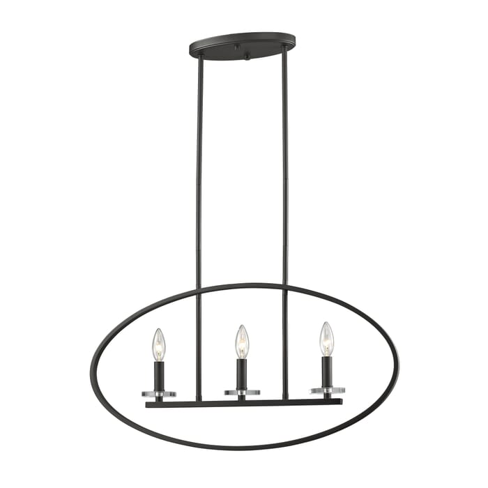 Z-Lite Verona 3-Light Pendant Light In Bronze Z-Lite Verona 3-Light Pendant Light In Bronze