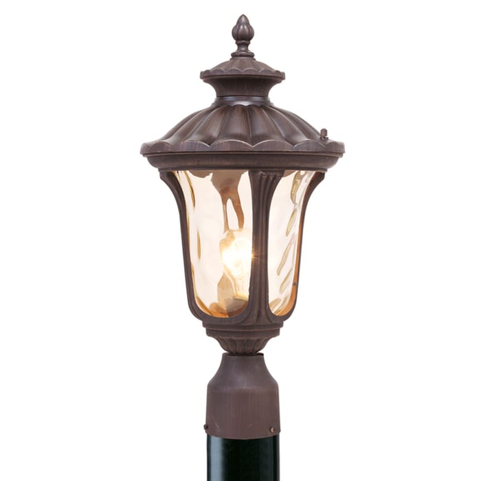 Oxford 1-Light Outdoor Post-Top Lanterm in Hand Applied Imperial Bronze Oxford 1-Light Outdoor Post-Top Lanterm in Hand Applied Imperial Bronze