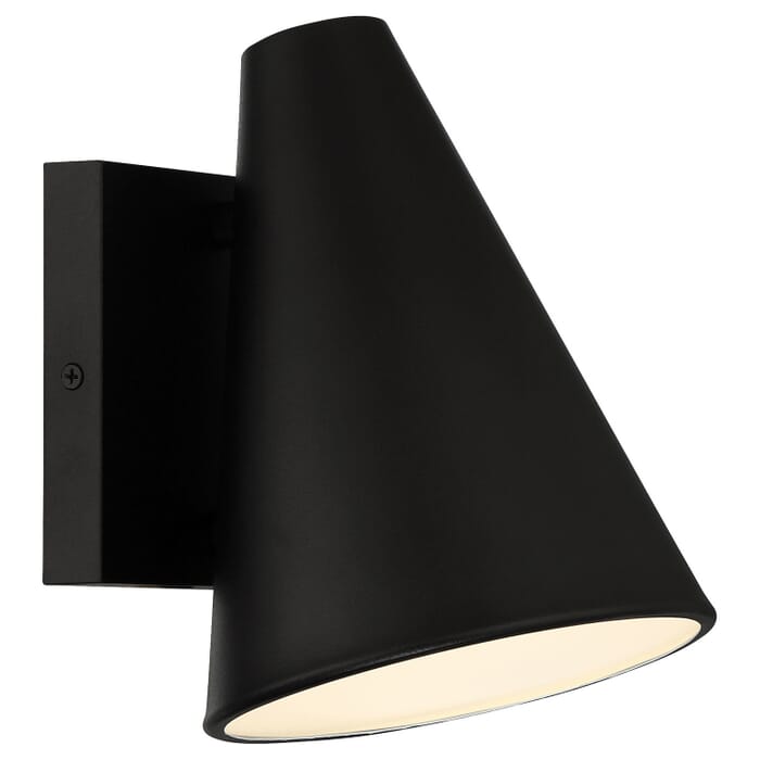 Cannon 1-Light LED Outdoor Wall Mount in Black Cannon 1-Light LED Outdoor Wall Mount in Black
