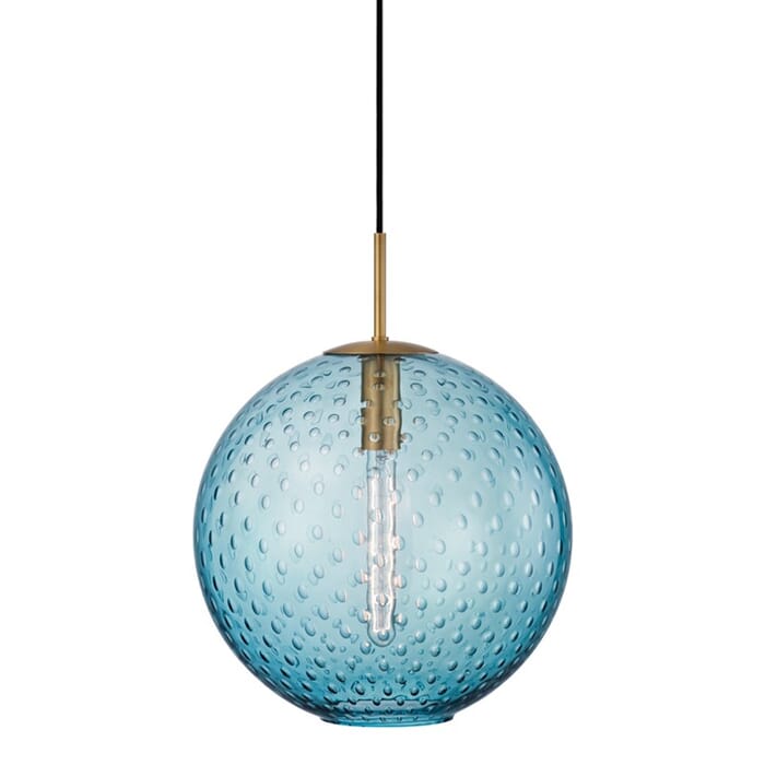 Hudson Valley Rousseau 18" Pendant Light in Aged Brass Hudson Valley Rousseau 18" Pendant Light in Aged Brass