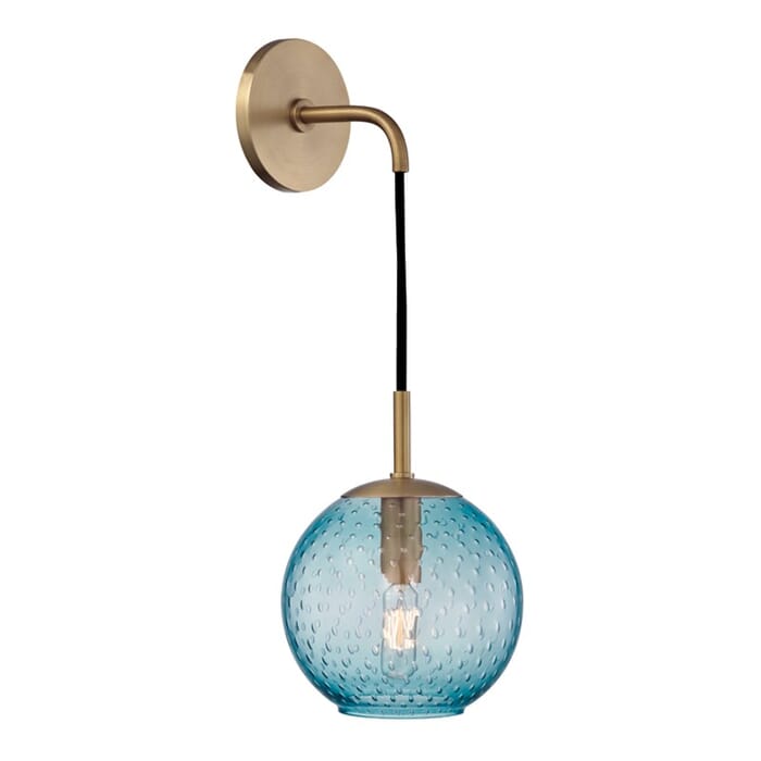 Hudson Valley Rousseau 14" Wall Sconce in Aged Brass Hudson Valley Rousseau 14" Wall Sconce in Aged Brass