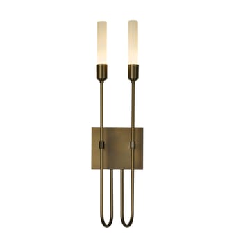 Hubbardton Forge 22" 2-Light Lisse Sconce in Bronze