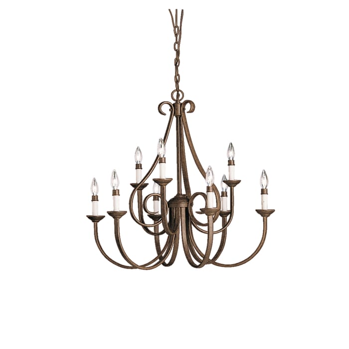 Dover 9-Light Chandelier in Tannery Bronze Dover 9-Light Chandelier in Tannery Bronze