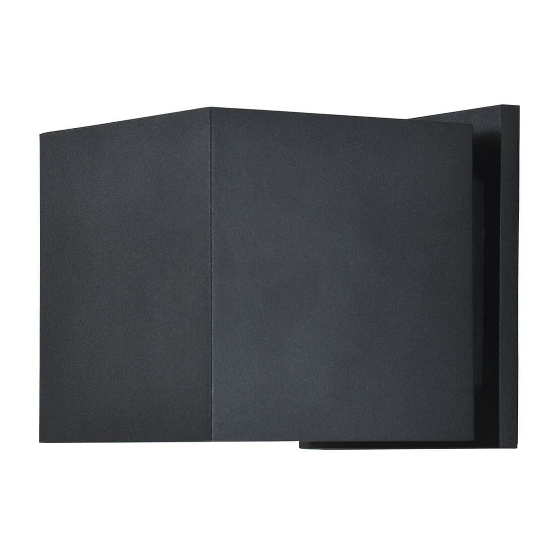 Access Square 2-Light 5" Outdoor Wall Light in Black