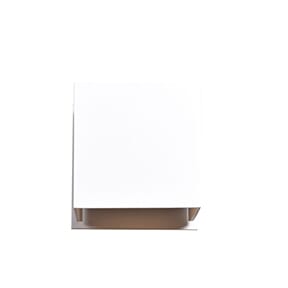 Access Square 2-Light 5" Outdoor Wall Light in White