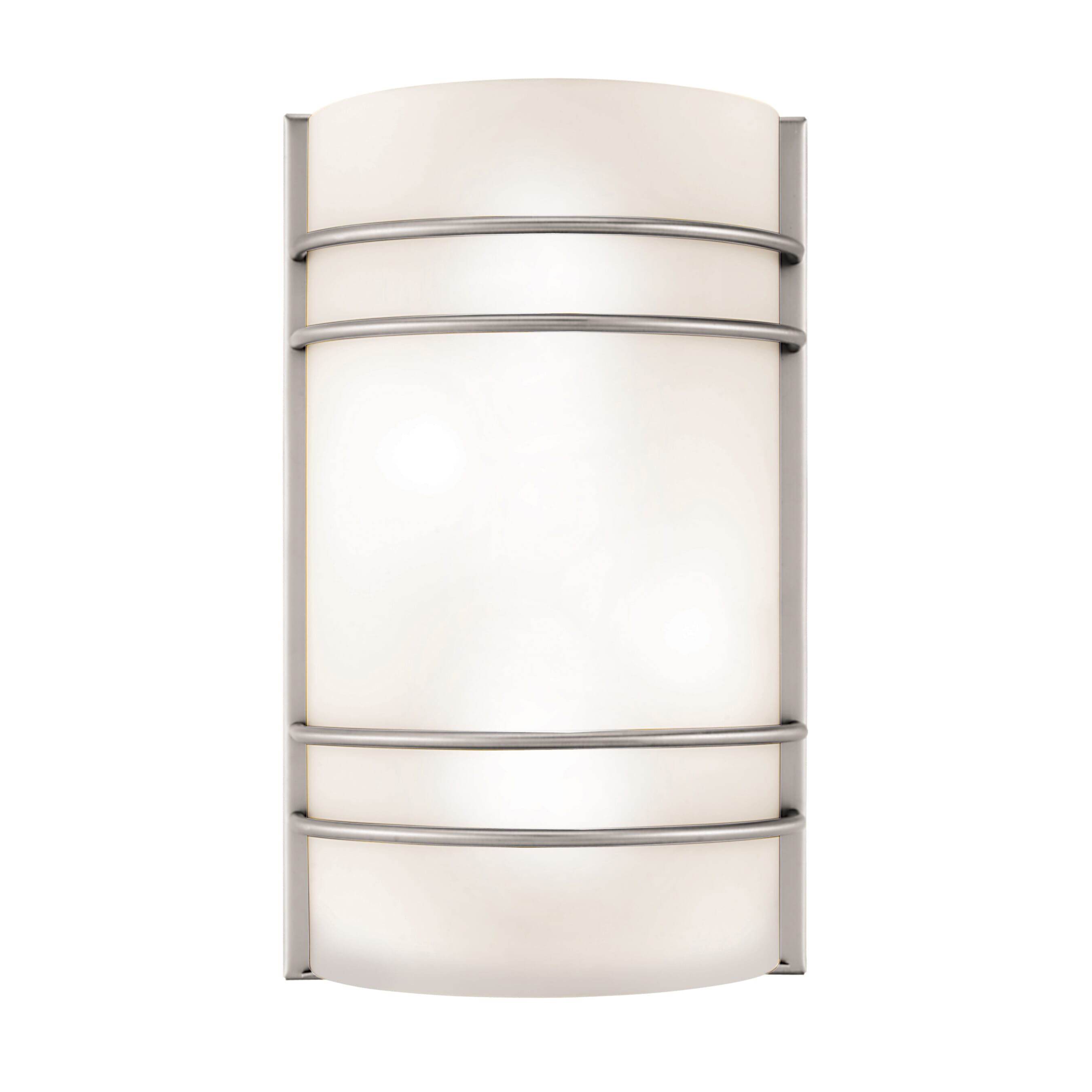 Access Artemis 2-Light Wall Sconce in Brushed Steel - 20416LEDDLP-BS/OPL