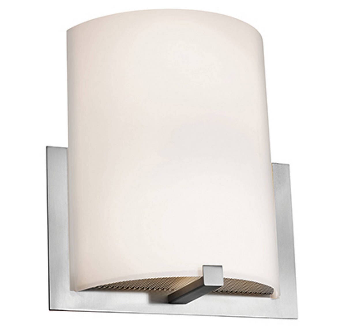 Cobalt 2-Light Wall Sconce in Brushed Steel