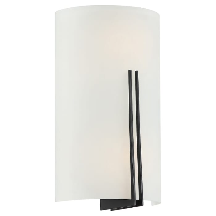 Prong 1-Light LED Wall Fixture in Matte Black Prong 1-Light LED Wall Fixture in Matte Black