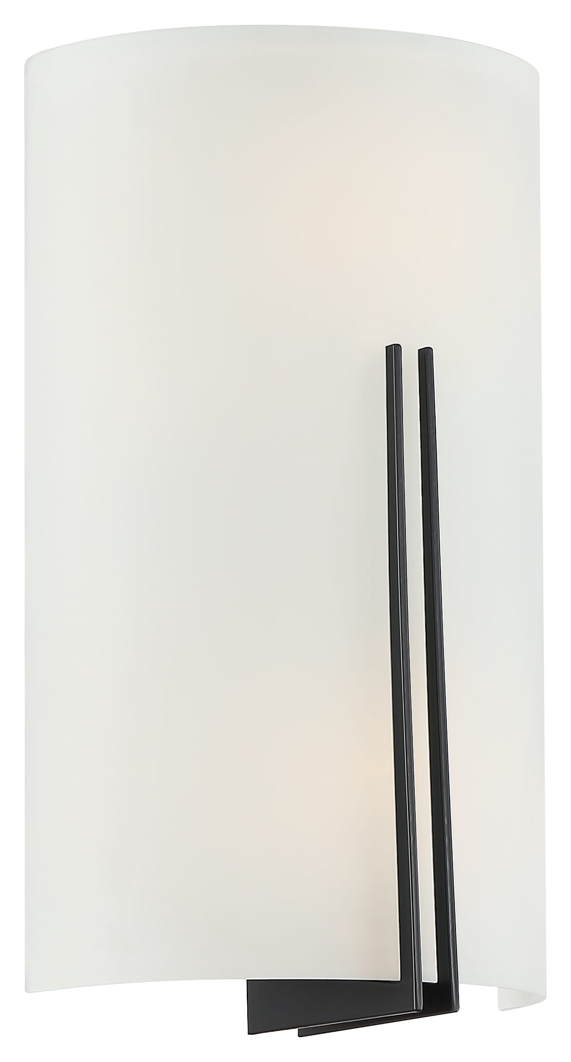 Access Prong 2-Light Wall Sconce in Matte Black - 20446LEDDLP-MBL/WH