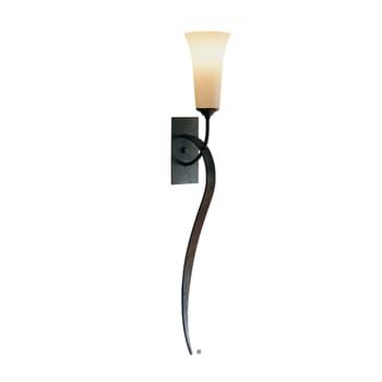 Hubbardton Forge 29" Sweeping Taper Sconce in Natural Iron