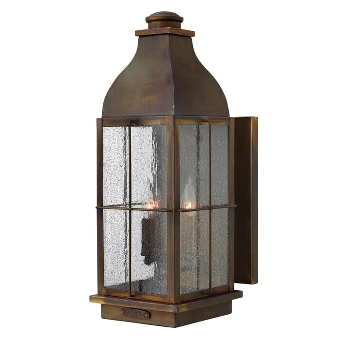 Hinkley Bingham 3-Light Outdoor Large Wall Mount in Sienna Hinkley Bingham 3-Light Outdoor Large Wall Mount in Sienna