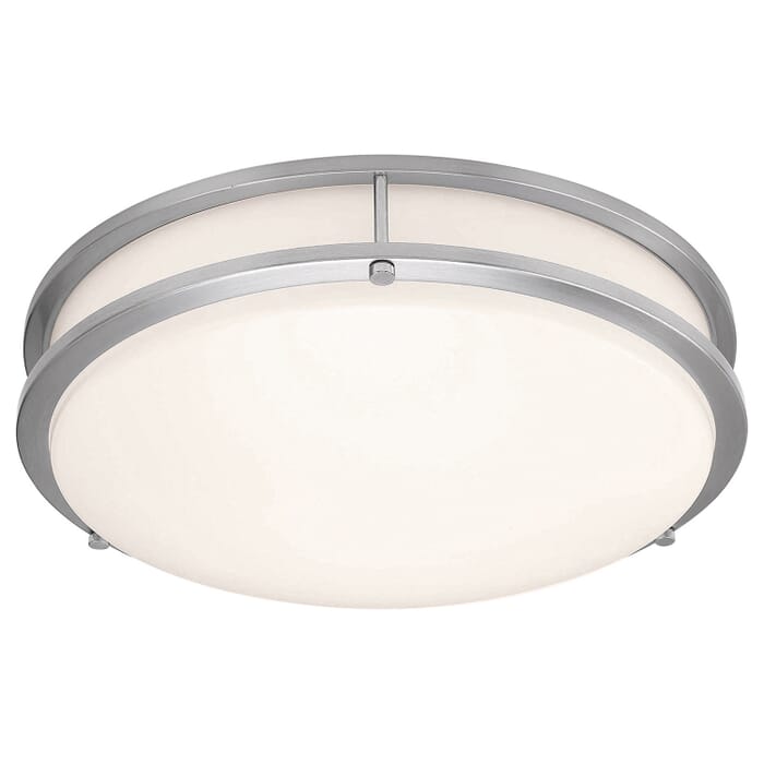 Solero II 1-Light LED Flush Mount in Brushed Steel Solero II 1-Light LED Flush Mount in Brushed Steel