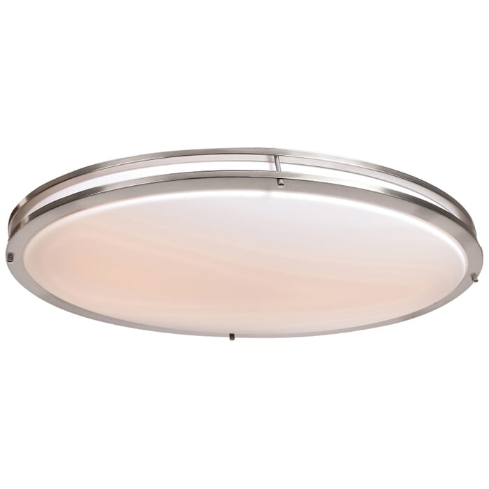 Solero III 1-Light LED Flush Mount in Brushed Steel Solero III 1-Light LED Flush Mount in Brushed Steel