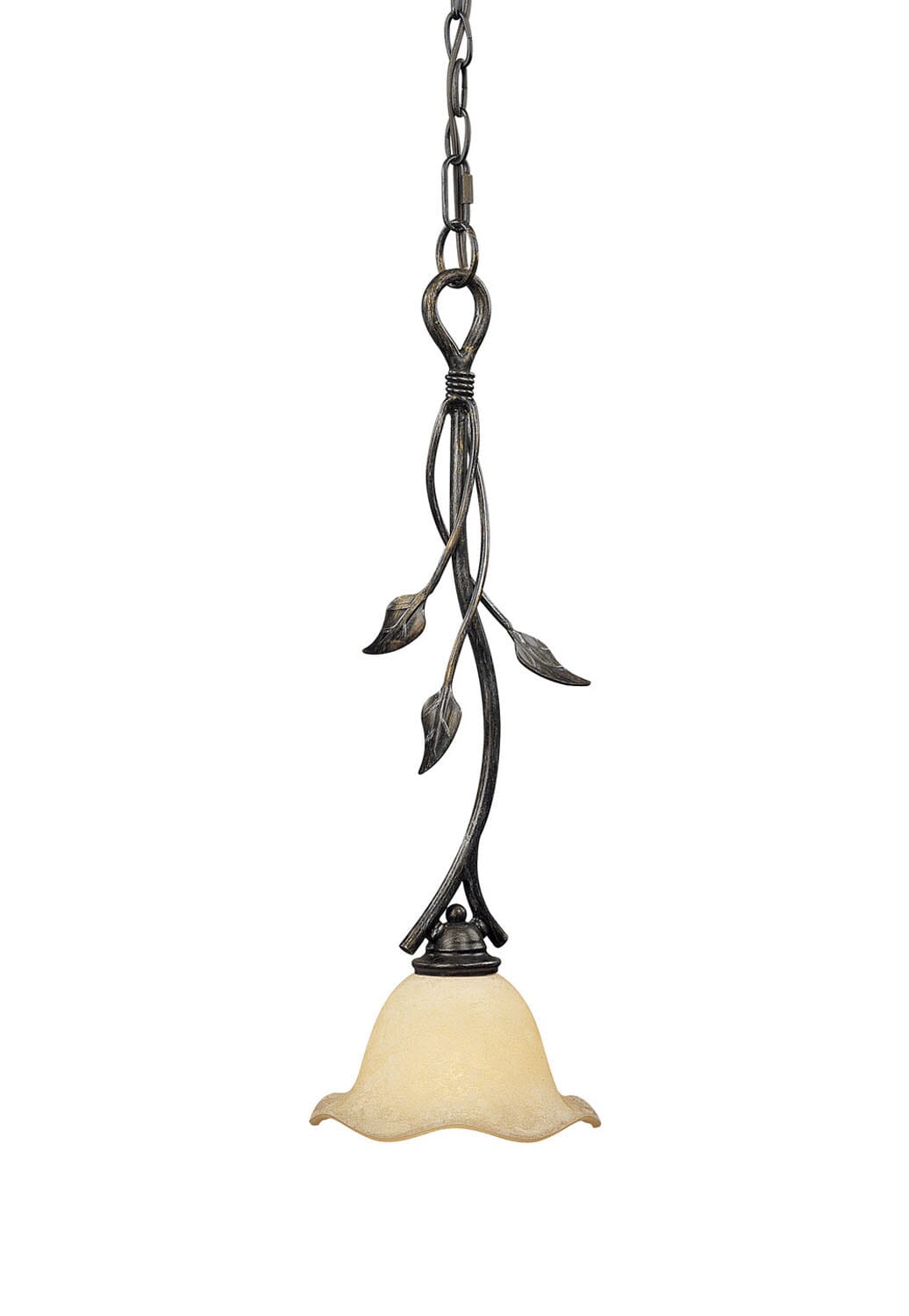 Vine 1-Light Mini Pendant in Oil Shale