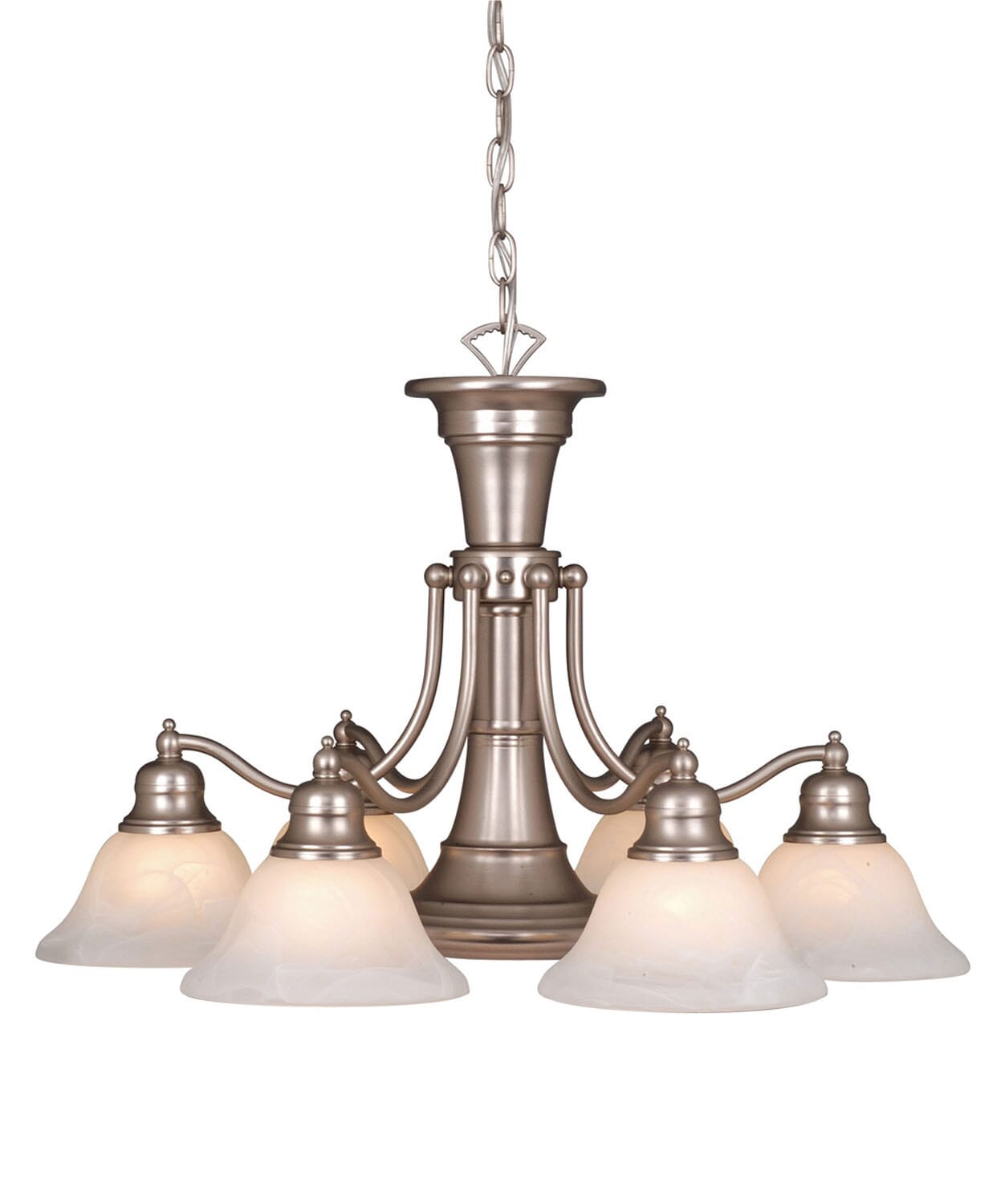 Standford 6-Light Chandelier in Brushed Nickel