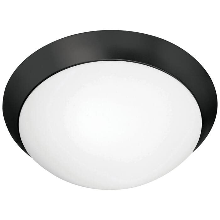 Cobalt 1-Light Flush Mount in Matte Black Cobalt 1-Light Flush Mount in Matte Black