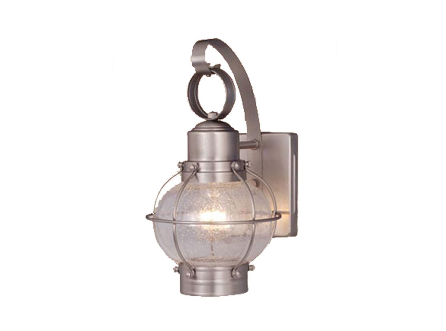 Chatham 1-Light Outdoor Wall Mount in Brushed Nickel