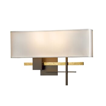 Hubbardton Forge 11" 2-Light Cosmo Sconce in Bronze