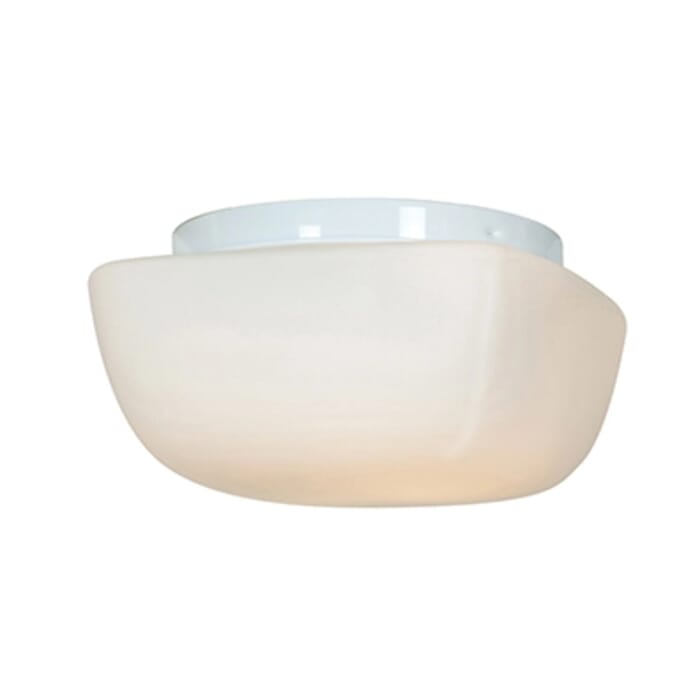 Access Lighting Vega 11" 2-Light Opal Glass Flush Mount in White Access Lighting Vega 11" 2-Light Opal Glass Flush Mount in White