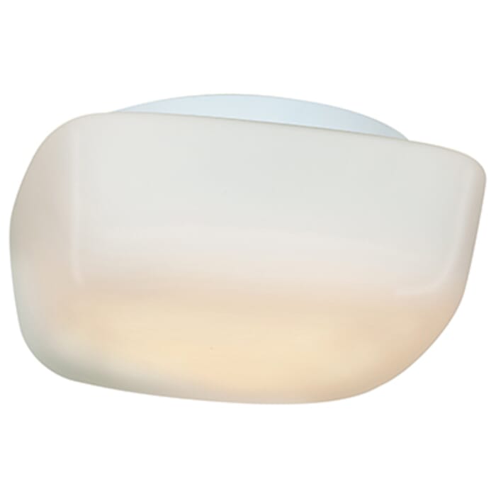 Access Lighting Vega 14" 3-Light Opal Glass Flush Mount in White Access Lighting Vega 14" 3-Light Opal Glass Flush Mount in White