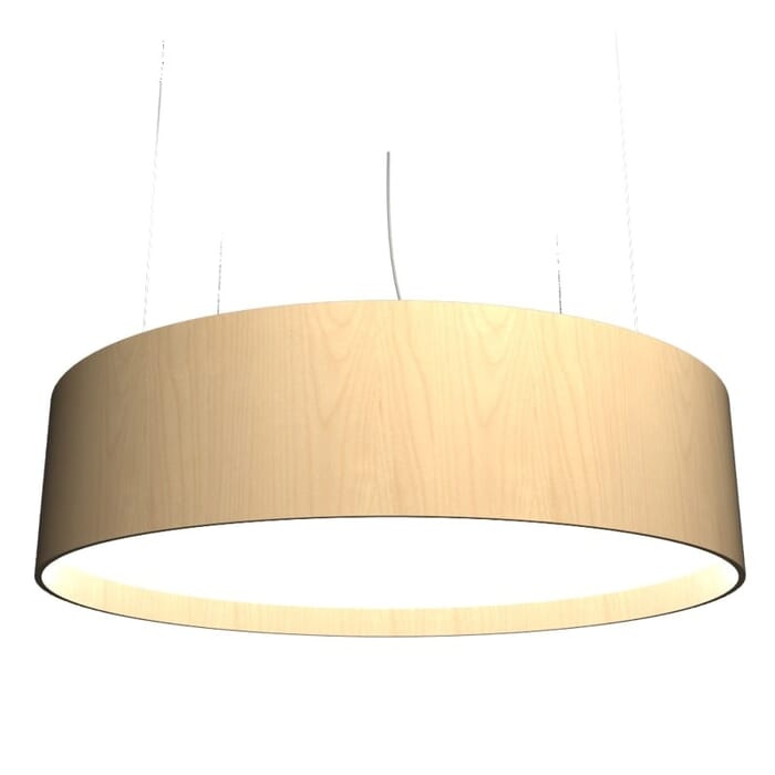 Cylindrical LED Pendant in Maple Cylindrical LED Pendant in Maple