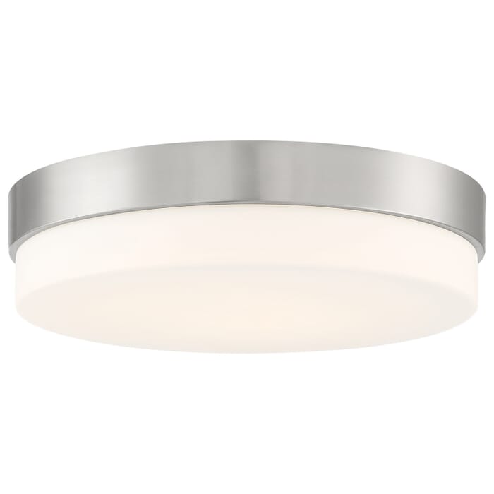 Roma 1-Light LED Flush Mount in Brushed Steel Roma 1-Light LED Flush Mount in Brushed Steel