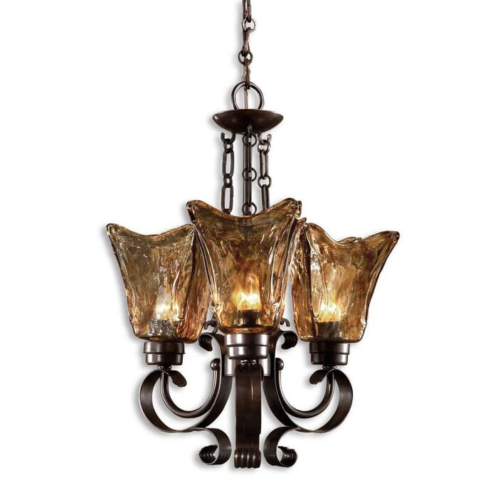 Uttermost Vetraio 3-Light Chandelier Uttermost Vetraio 3-Light Chandelier