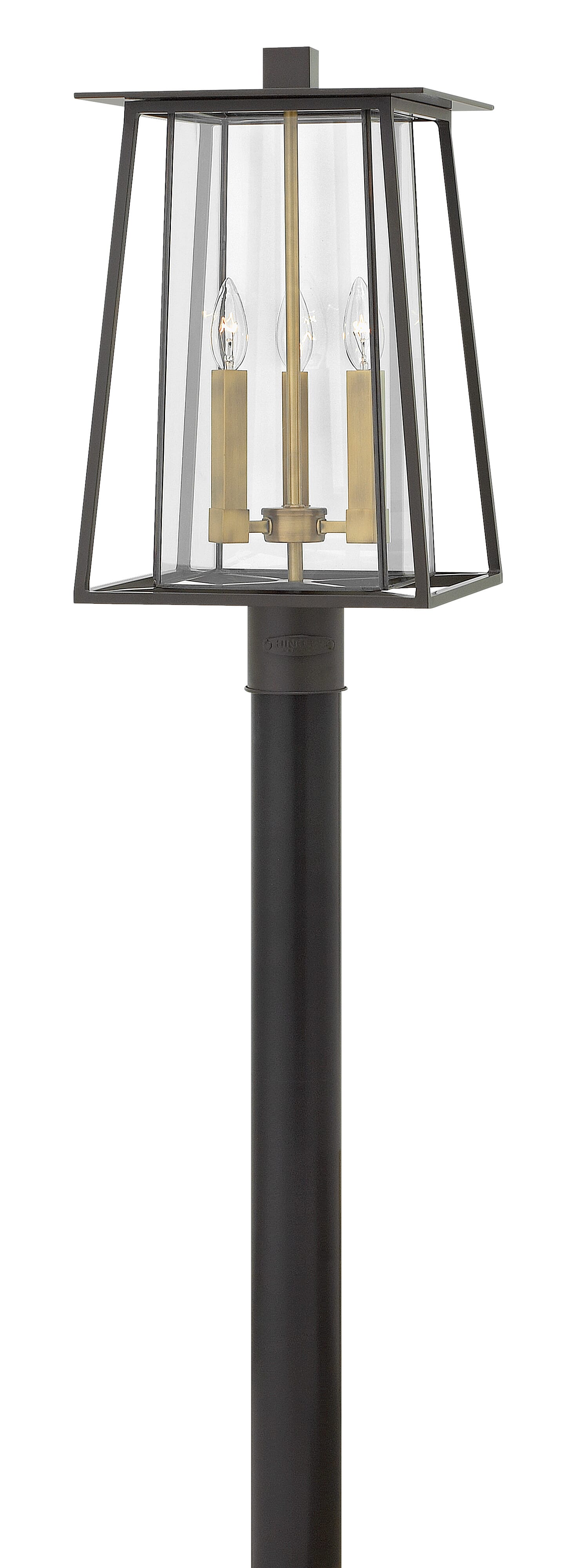 Buckeye Bronze LED Post Top  Pier Mount from the Walker Collection