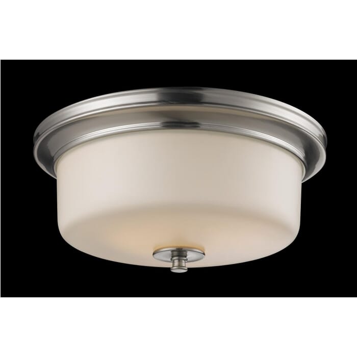 Z-Lite Cannondale 3-Light Flush Mount Ceiling Light In Brushed Nickel Z-Lite Cannondale 3-Light Flush Mount Ceiling Light In Brushed Nickel