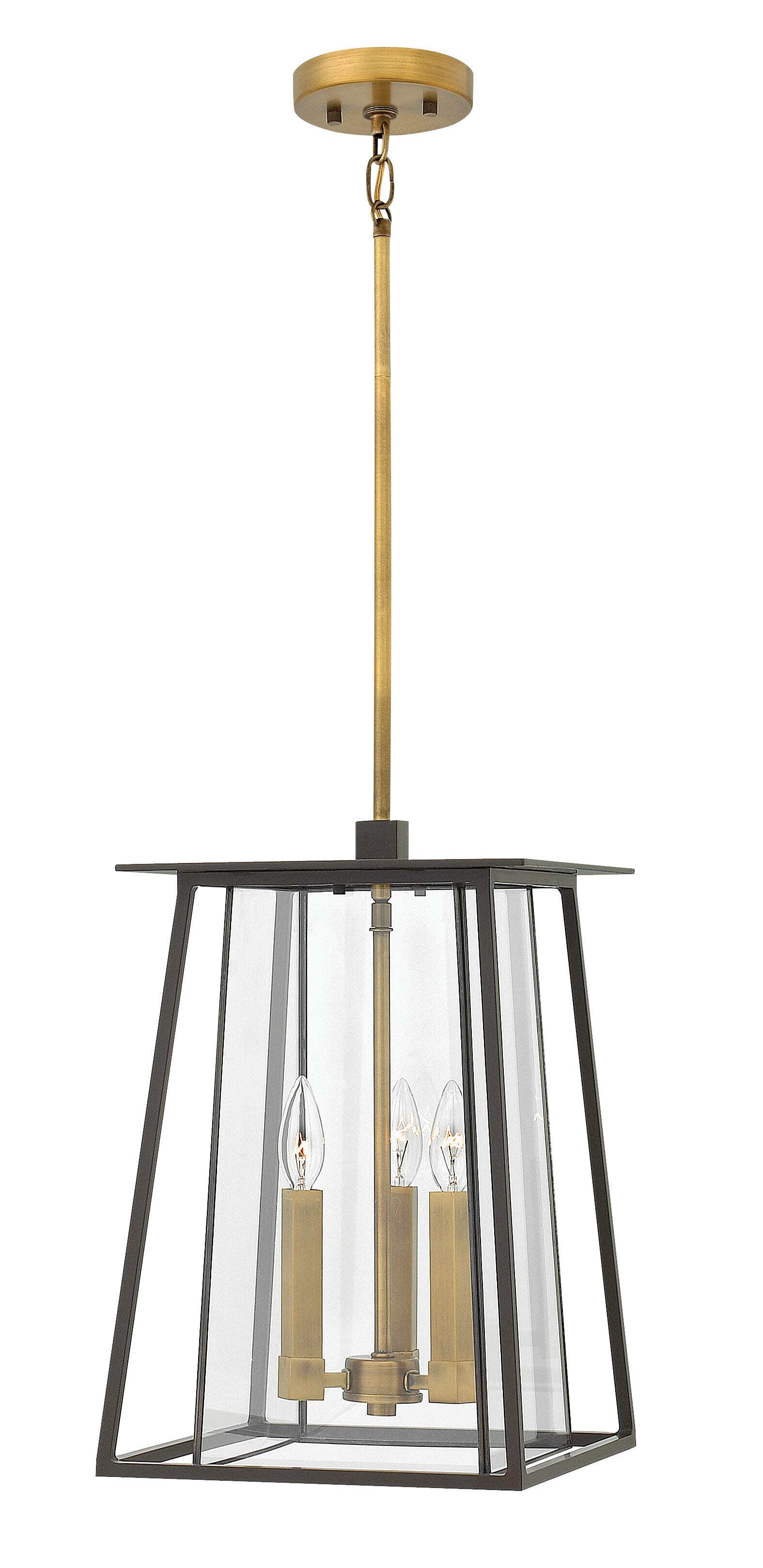 Buckeye Bronze LED Hanging Lantern from the Walker Collection