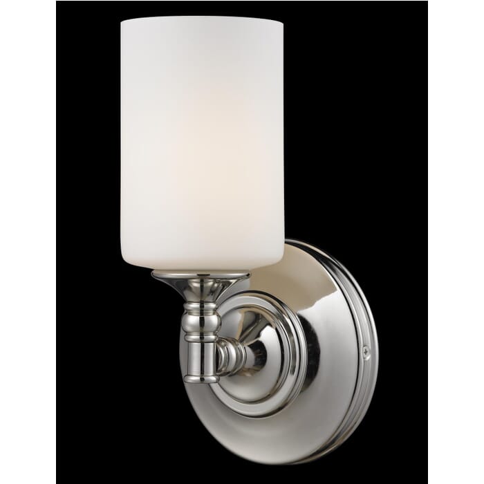 Z-Lite Cannondale 1-Light Wall Sconce In Chrome Z-Lite Cannondale 1-Light Wall Sconce In Chrome