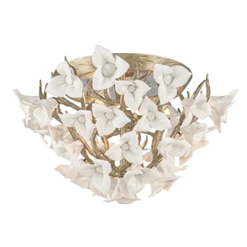 Corbett Lily 3-Light Ceiling Light in Enchanted Silver Leaf