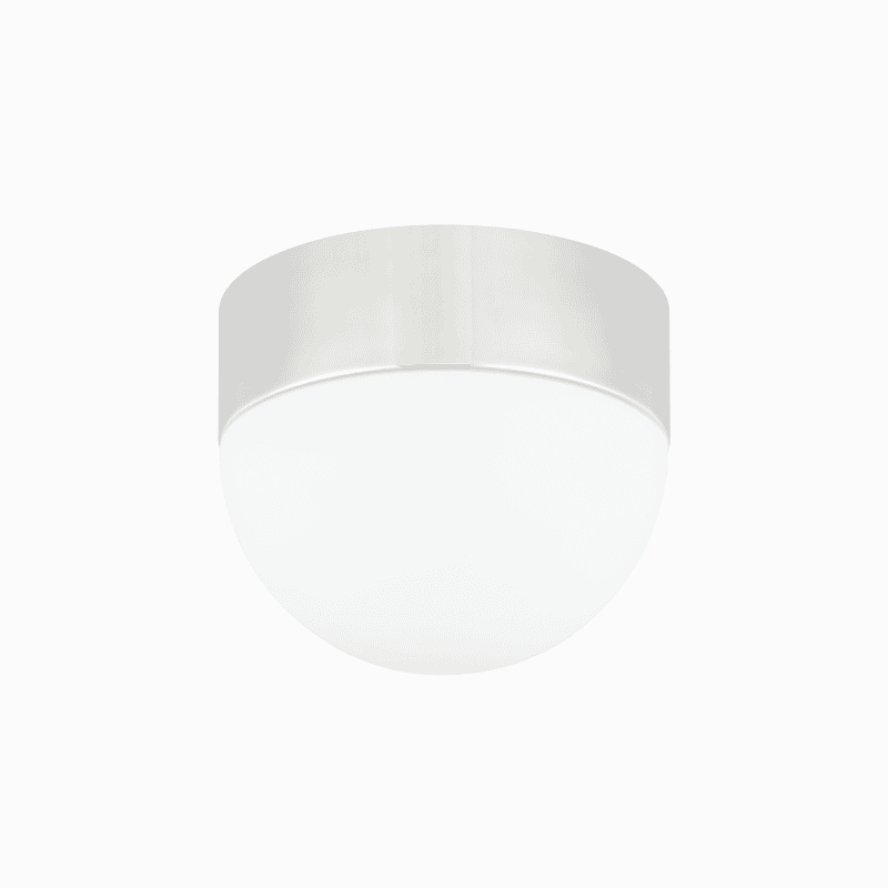 Adams 2-Light Ceiling Light in Polished Nickel