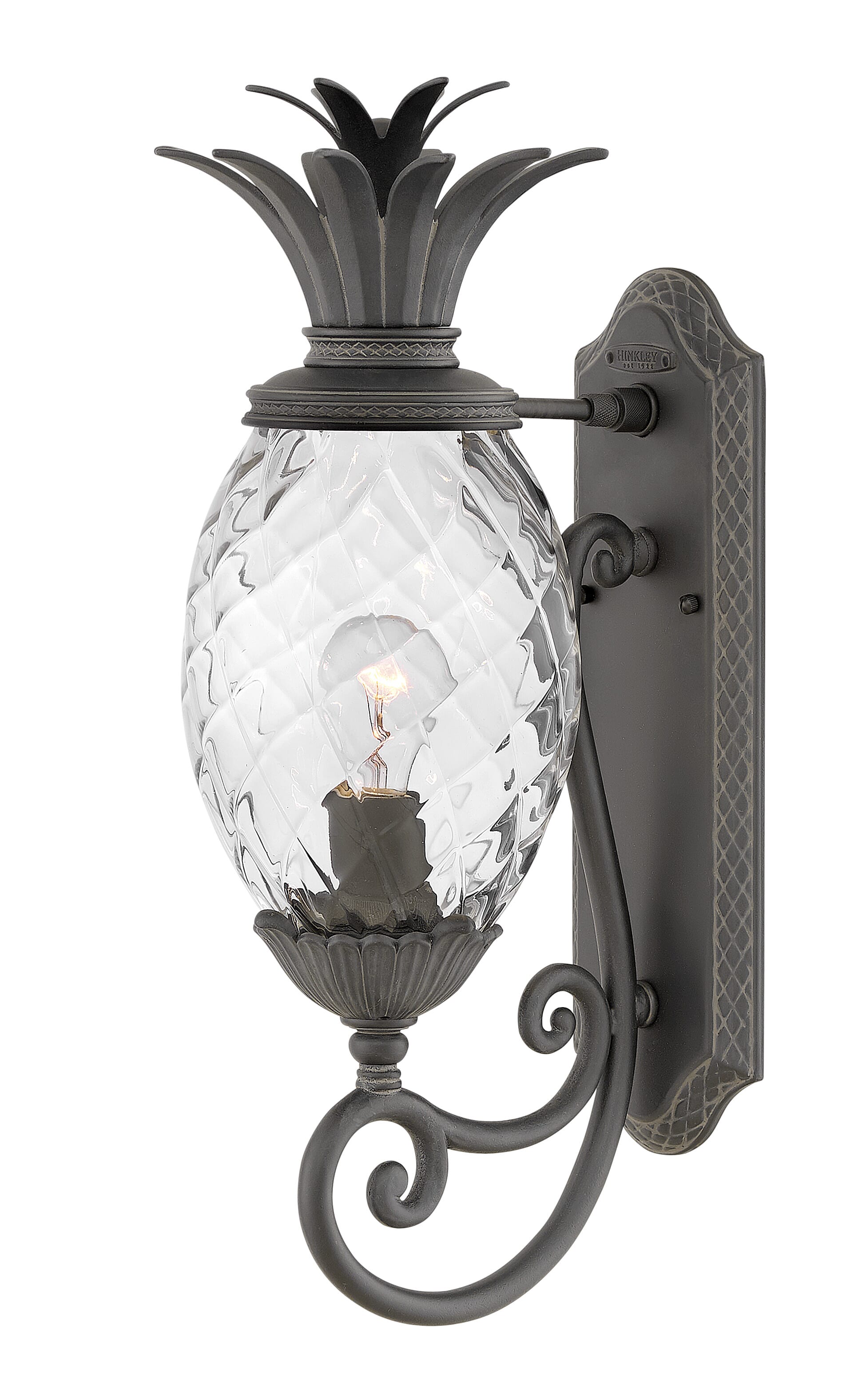 Museum Black LED Outdoor Lantern from the Plantation Collection