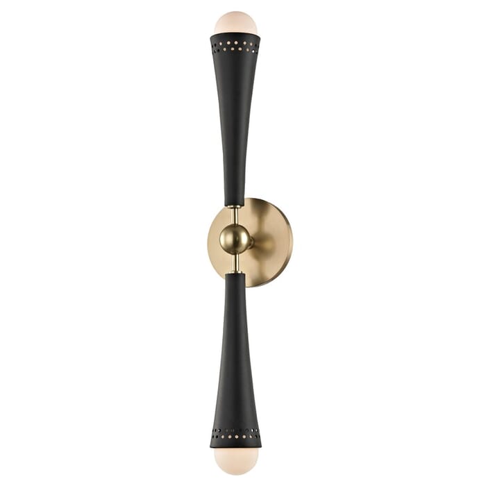 Hudson Valley Tupelo 2-Light 23" Wall Sconce in Aged Brass Hudson Valley Tupelo 2-Light 23" Wall Sconce in Aged Brass