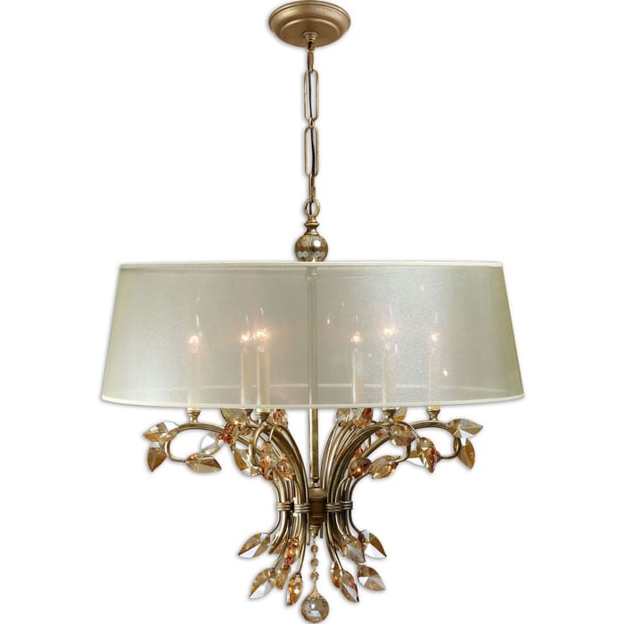 Uttermost Alenya 6-Light Shade Chandelier Uttermost Alenya 6-Light Shade Chandelier