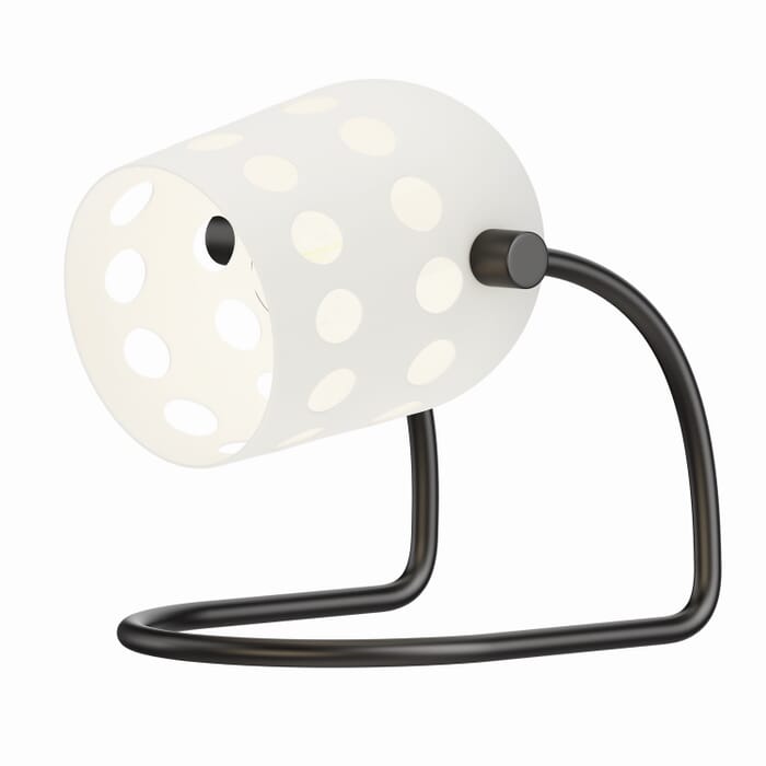 Dottie 1-Light Desk Lamp in Black Dottie 1-Light Desk Lamp in Black