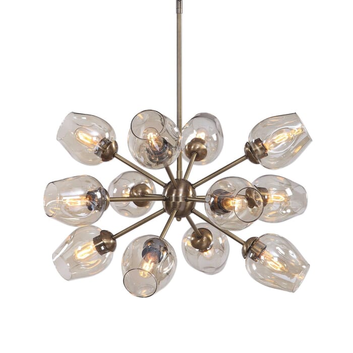 Uttermost Chet 12-Light Chandelier by Kalizma Home Uttermost Chet 12-Light Chandelier by Kalizma Home