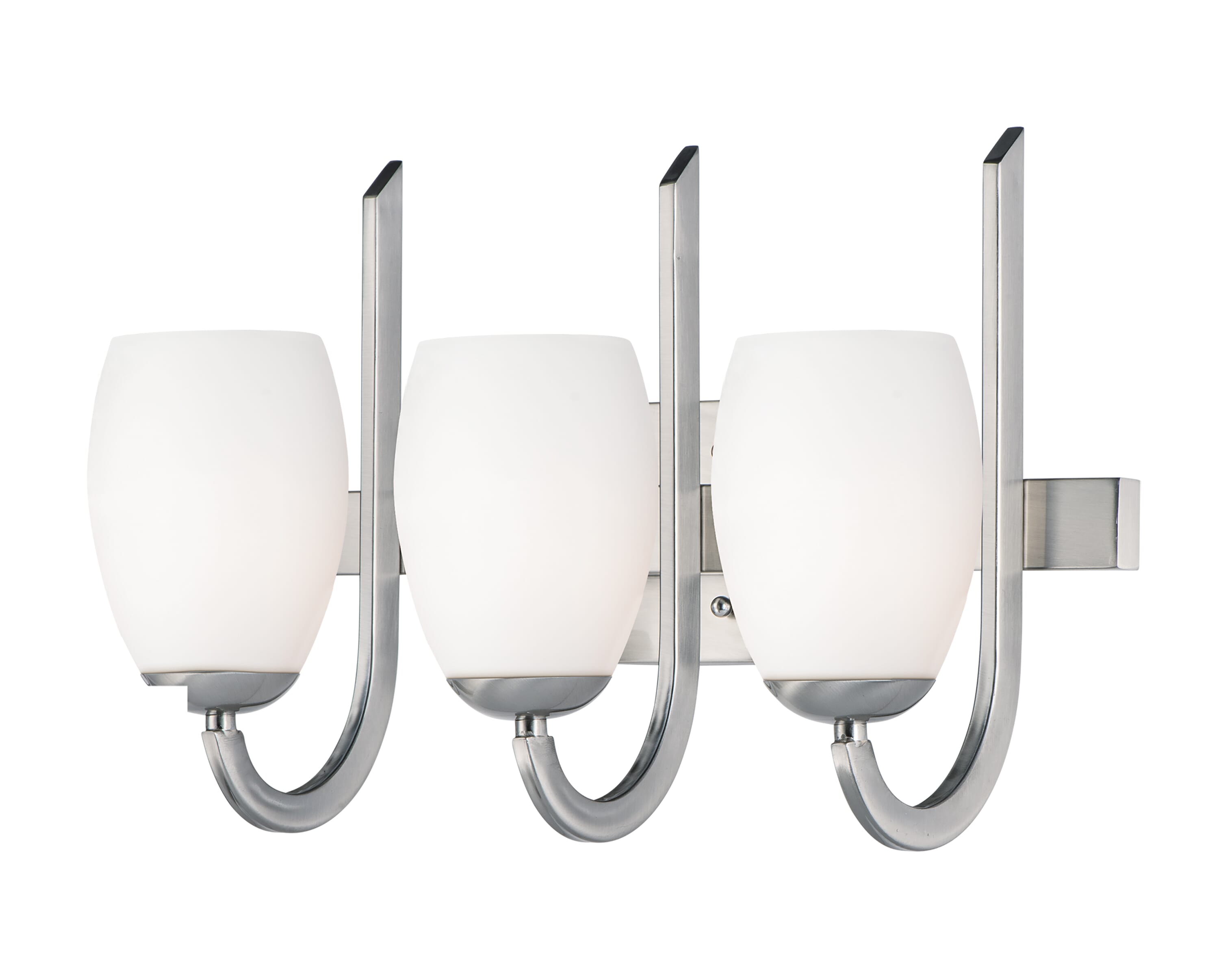 Maxim Taylor 3-Light Bathroom Vanity Light in Satin Nickel
