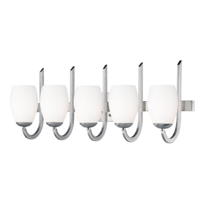 Maxim Taylor 5-Light Bathroom Vanity Light in Satin Nickel Maxim Taylor 5-Light Bathroom Vanity Light in Satin Nickel