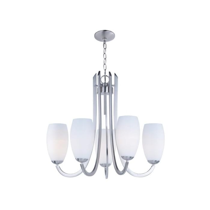 Maxim Lighting Taylor 5-Light 5-Light Chandelier in Satin Nickel Maxim Lighting Taylor 5-Light 5-Light Chandelier in Satin Nickel