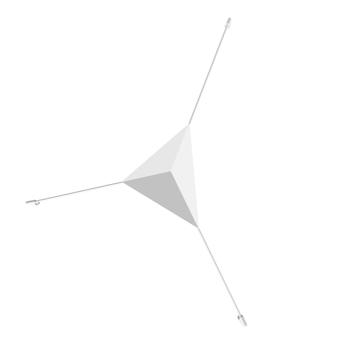 Sonneman Abstract 41" Ceiling Light in Satin White