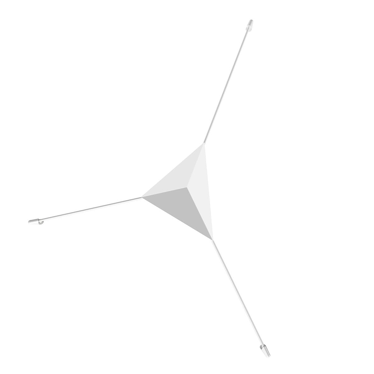 Sonneman Abstract 41" Ceiling Light in Satin White